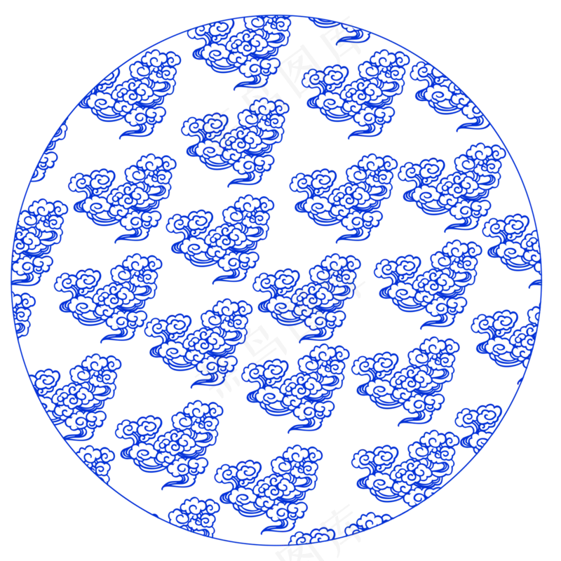 中国风祥云91免扣素材