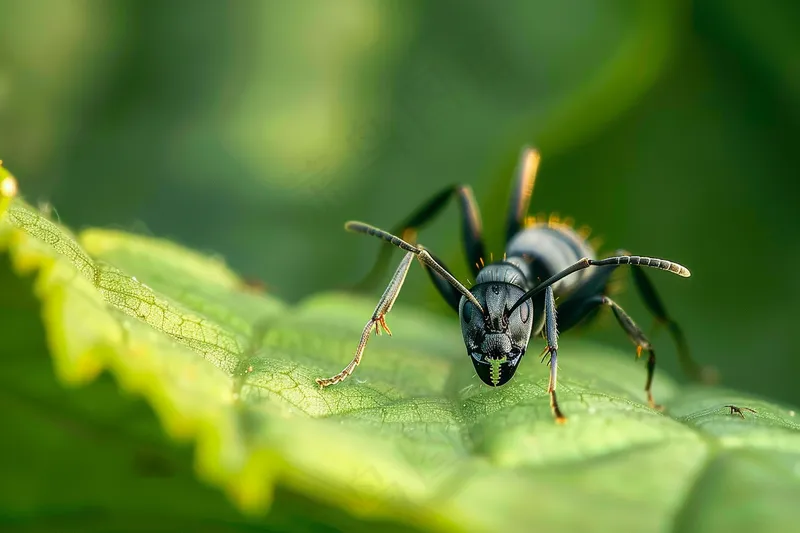 蚂蚁黑蚂蚁植物春天昆虫摄影图
(4032x2688)