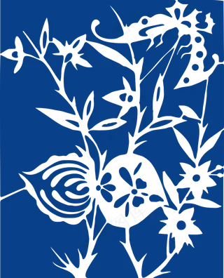 古代青花瓷图案花纹中国风图案祥云纹理传统图腾PNG免扣素材