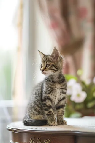 猫咪宠物猫可爱动物摄影图