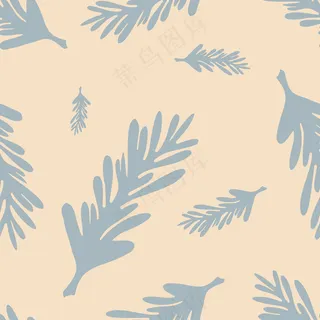 植物森系底纹