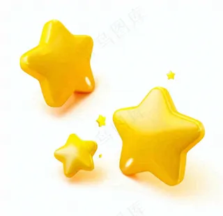 小星星天气卡通插画免抠