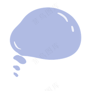 卡通聊天对话方框气泡可爱边框PNG透明免抠装饰图案 PS设计