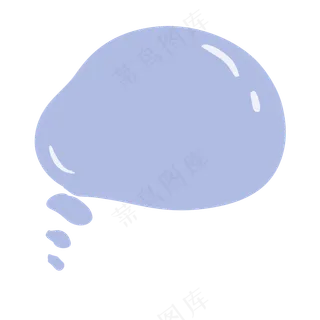 卡通聊天对话方框气泡可爱边框PNG透明免抠装饰图案 PS设计