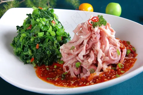 冲菜拌肚丝   冲菜拌肚丝