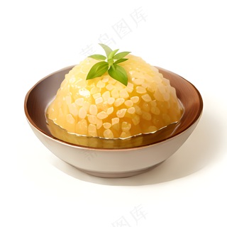 橙色果冻糕点美食西式14