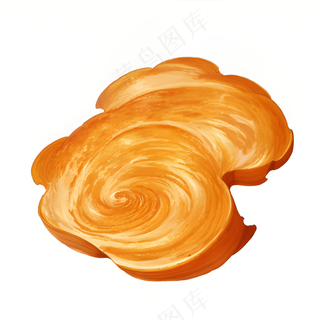 橙色 手绘 诱人 酱料 柠檬 液体 米其林 免抠 素材15