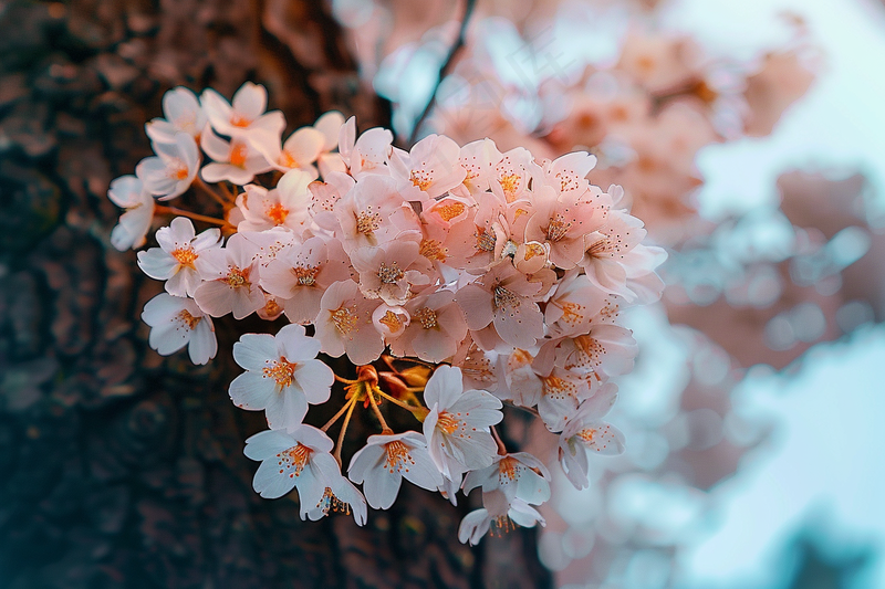 春日樱花花朵摄影图(4032x2688)