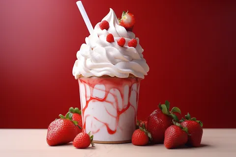 夏日冰淇淋清凉蛋筒甜点摄影图