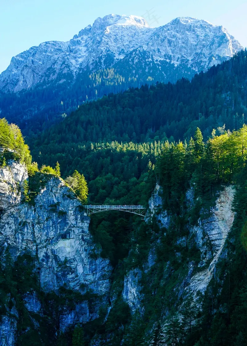 峡谷之上的秘境吊桥