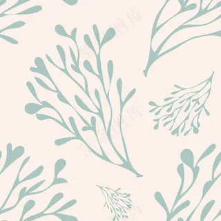 植物森系底纹