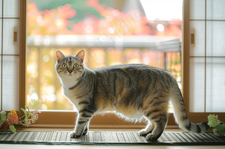 猫咪宠物猫可爱动物摄影图