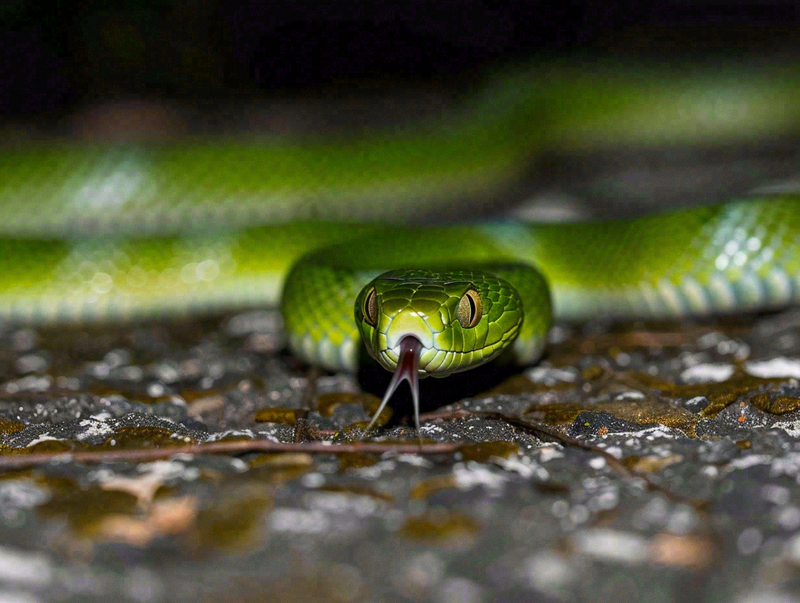 蛇陆地爬行动物摄影图