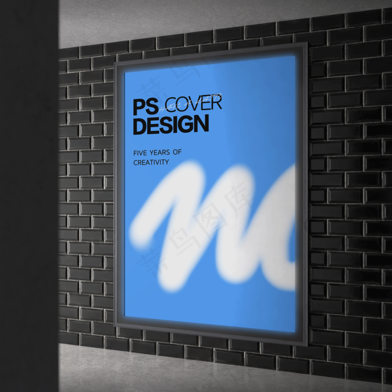 地铁站车站广告牌灯箱样机24样机