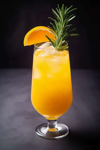 橙子果汁果茶冰镇饮料摄影图