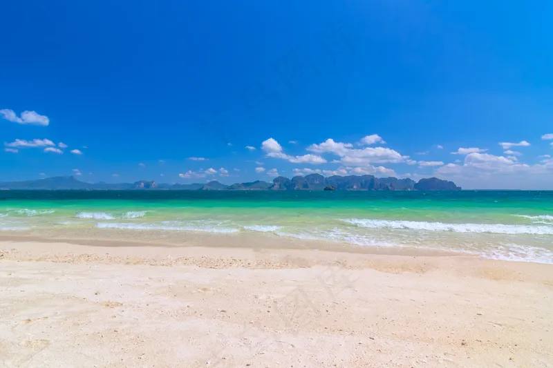 大海沙滩图片