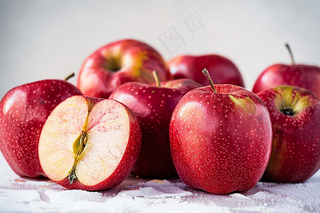 红苹果水果摄影图