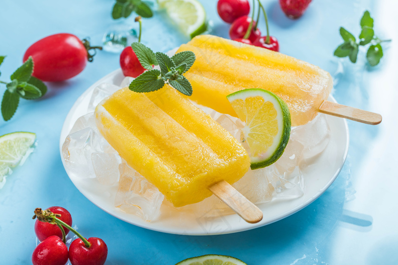 夏季水果冰棍小吃