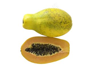 黄色木瓜免扣图