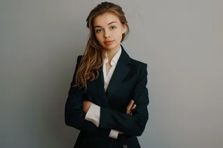 商务工作职业女性人像摄影图