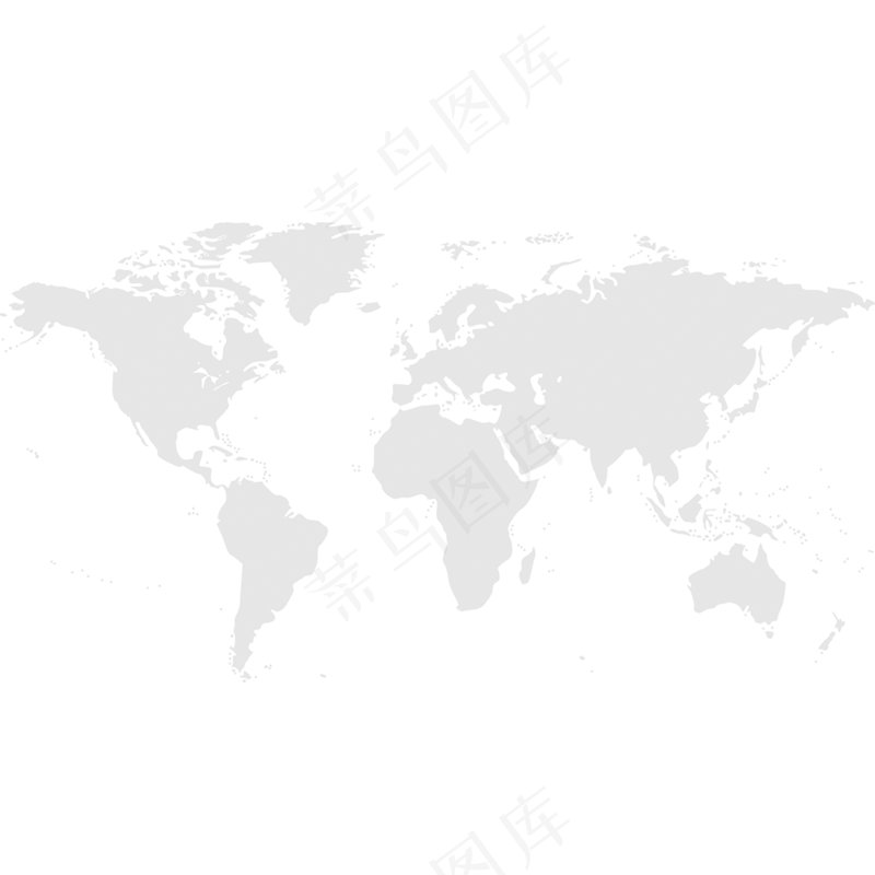 世界地图剪影