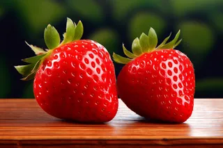 新鲜草莓水果摄影图