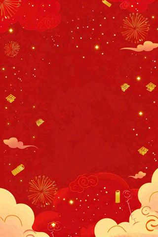 新年新春节日红色喜庆背景