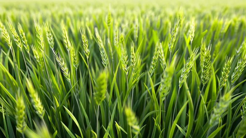 小麦绿色麦穗小满芒种粮食丰收摄影图(4368x2448)