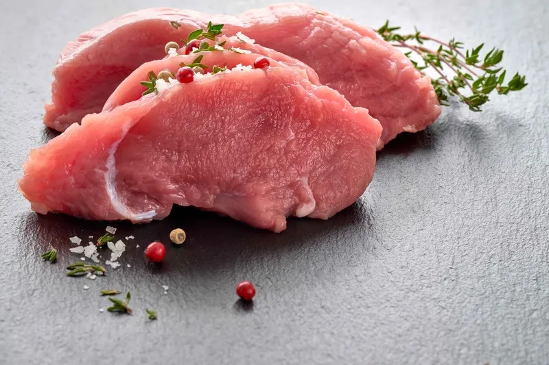 新鲜里脊肉食材