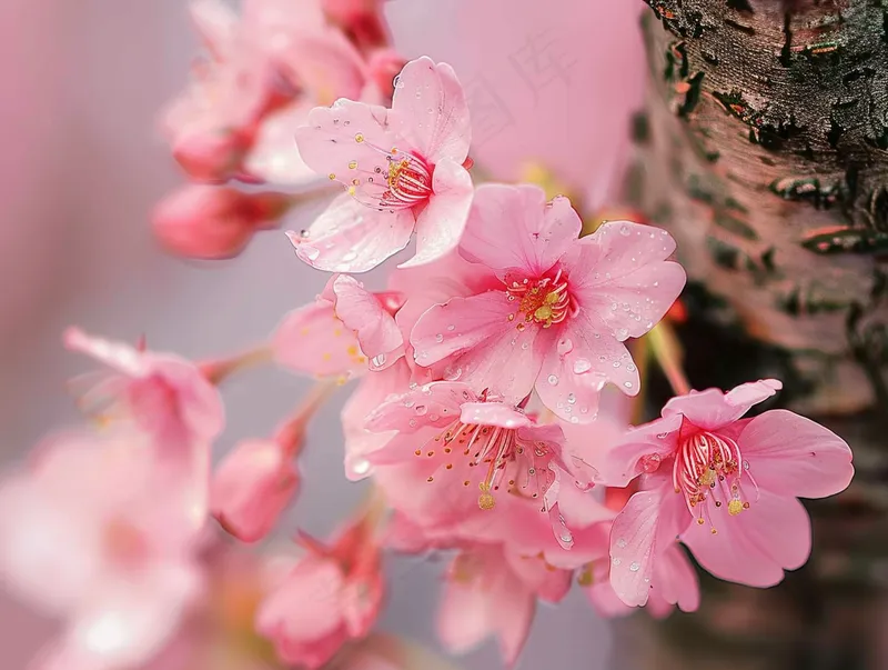 春日樱花花朵摄影图(3696x2784)