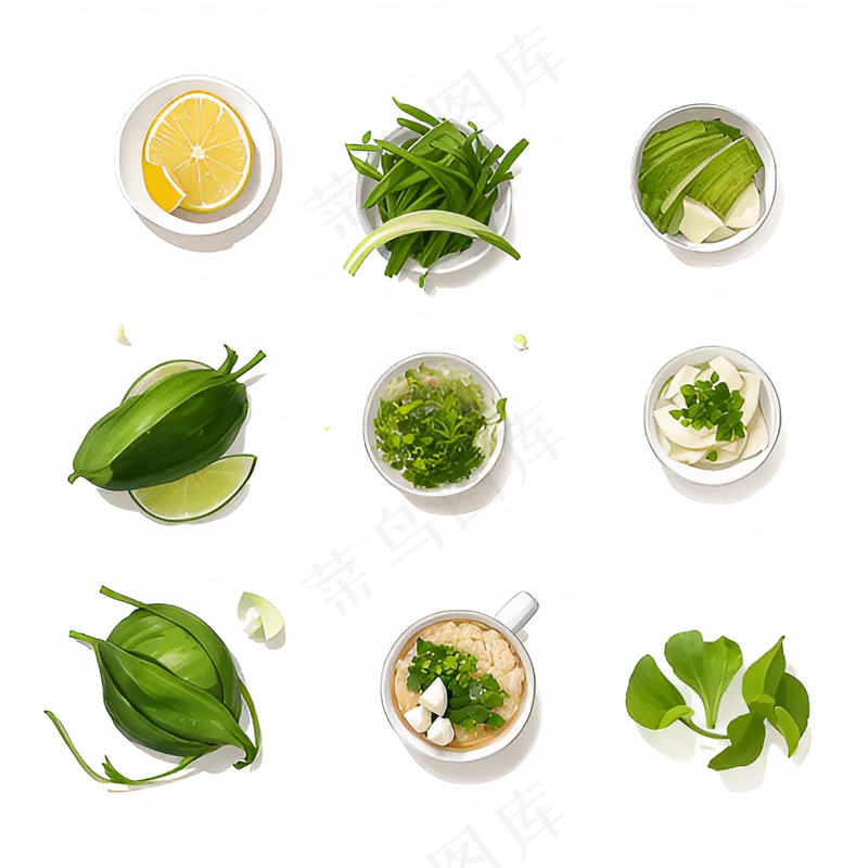 手绘练习小植物花草系列50