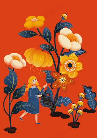 三原色扁平噪点风