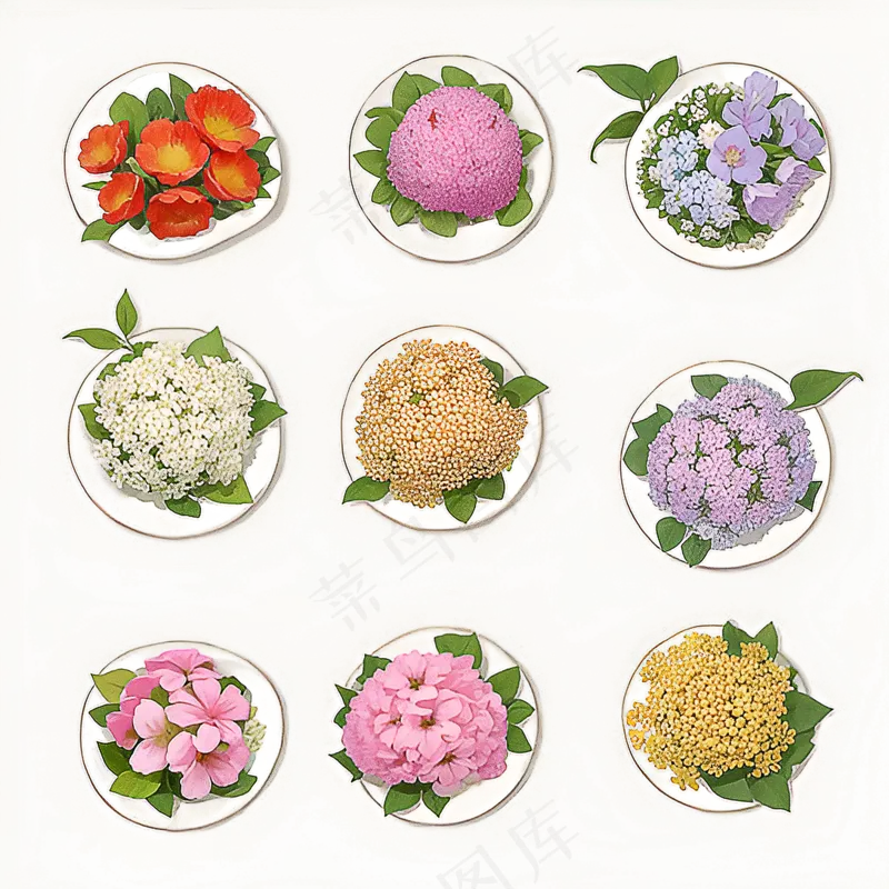 红色黄色粉色玫瑰花免抠素材205