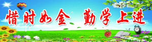 惜时如金 勤学上进