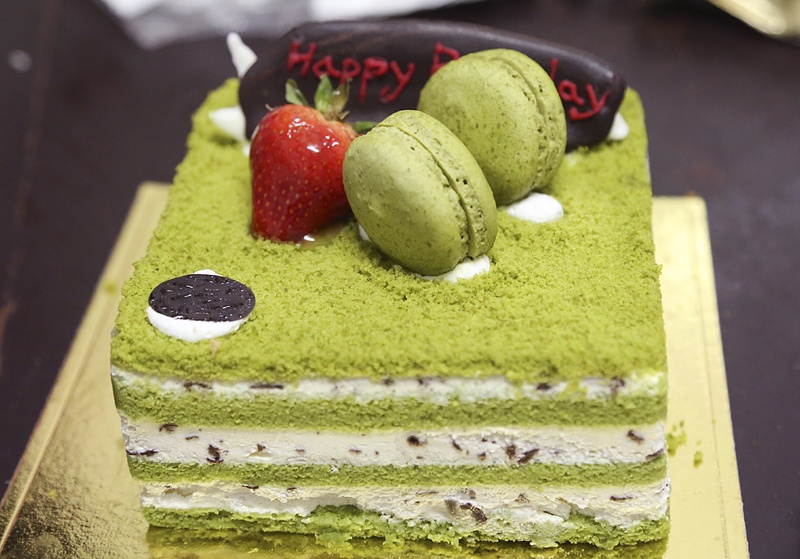 抹茶蛋糕甜品美食