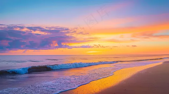 夏日落日海报沙滩晚霞摄影图 夏日落日海报沙滩晚霞摄影图