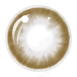 棕色美瞳素材免扣