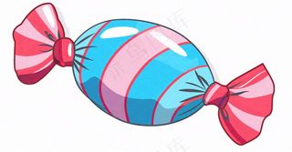 糖果甜蜜卡通插画免抠