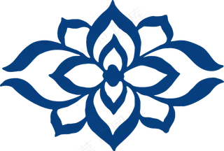 古代青花瓷图案花纹中国风图案祥云纹理传统图腾矢量PNG免扣素材