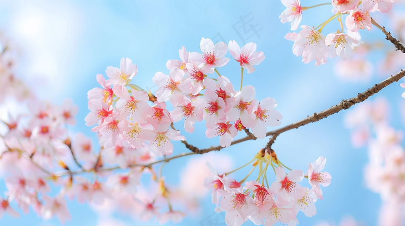 春日樱花花朵摄影图(4368x2448)