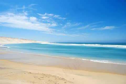 夏日海滩蓝色海洋度假摄影图 夏日海滩蓝色海洋度假摄影图