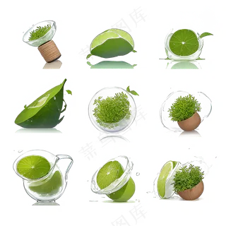 手绘练习小植物花草系列35