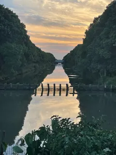 绿色透视山水图片