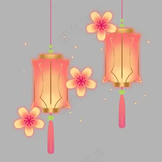 元宵节快乐灯笼花灯