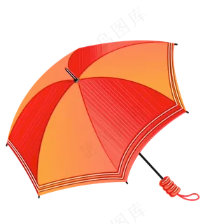 免抠卡通雨伞