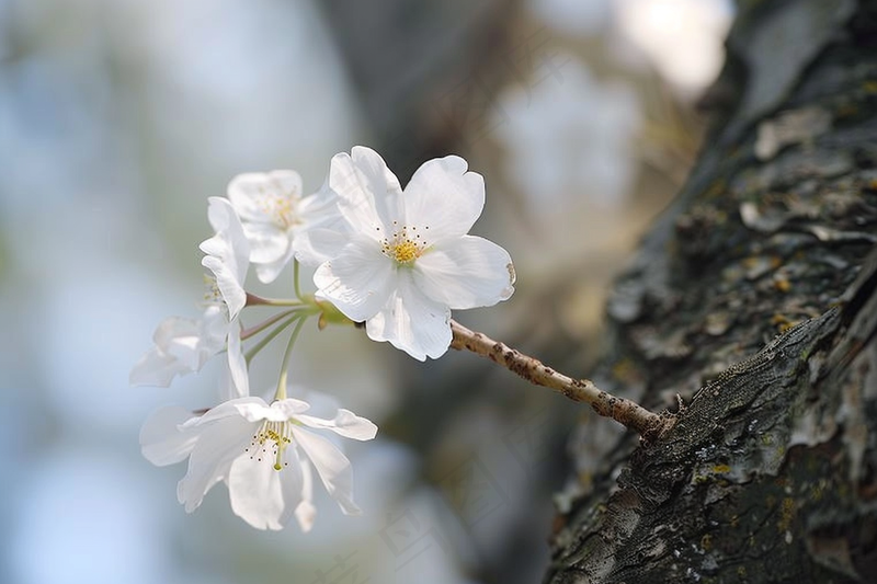 春日樱花花朵摄影图(4032x2688)
