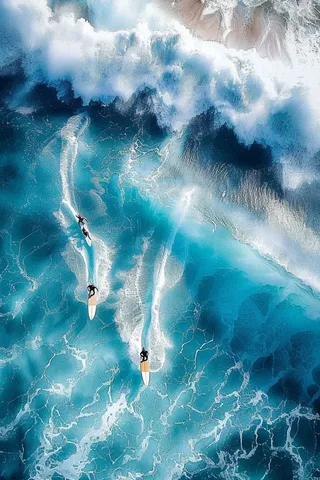 冲浪达人海洋运动摄影图