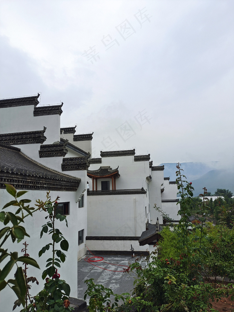 徽派建筑竖版