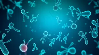 显微镜细菌病毒细胞3D渲染图