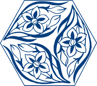 古代青花瓷图案花纹中国风图案祥云纹理传统图腾PNG免扣素材